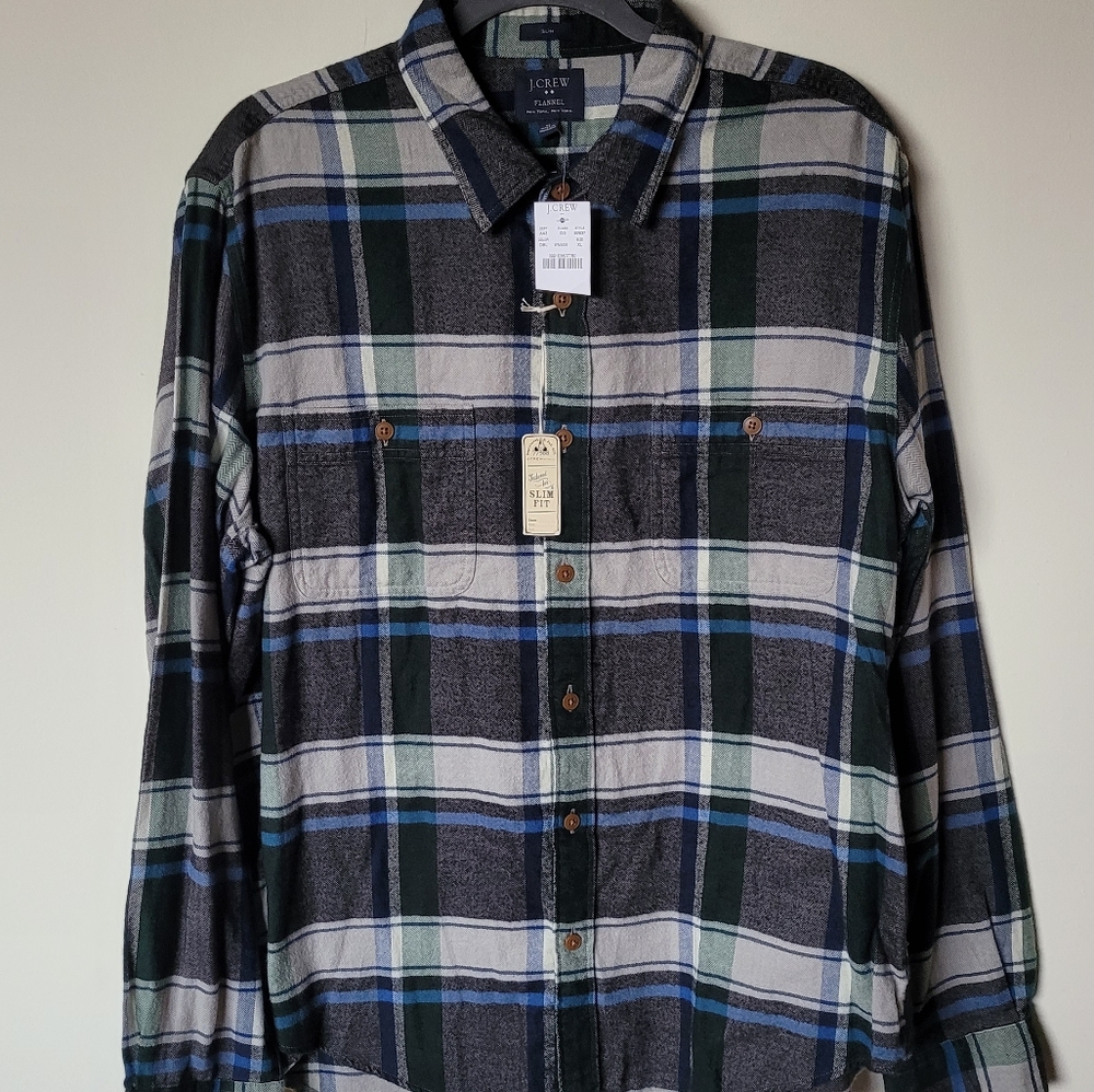 J. Crew flannel shirt